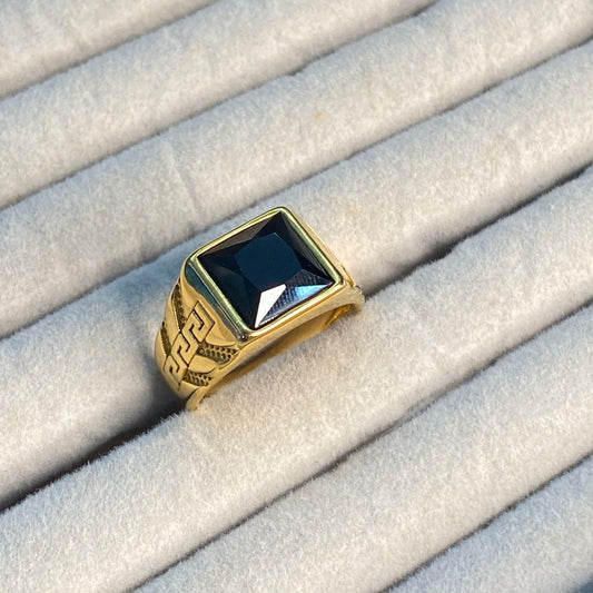 Rave Black Menās Ring