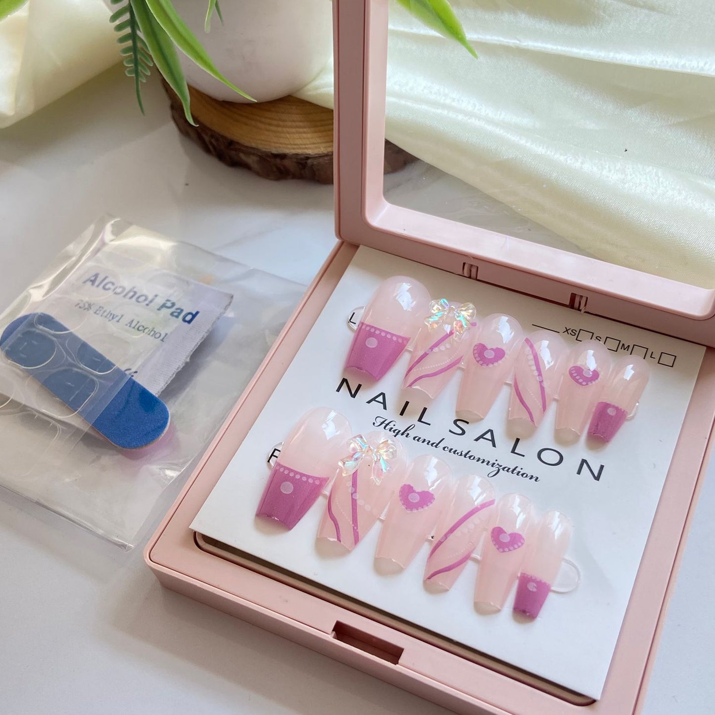 Salon Gel Stick On nails 20