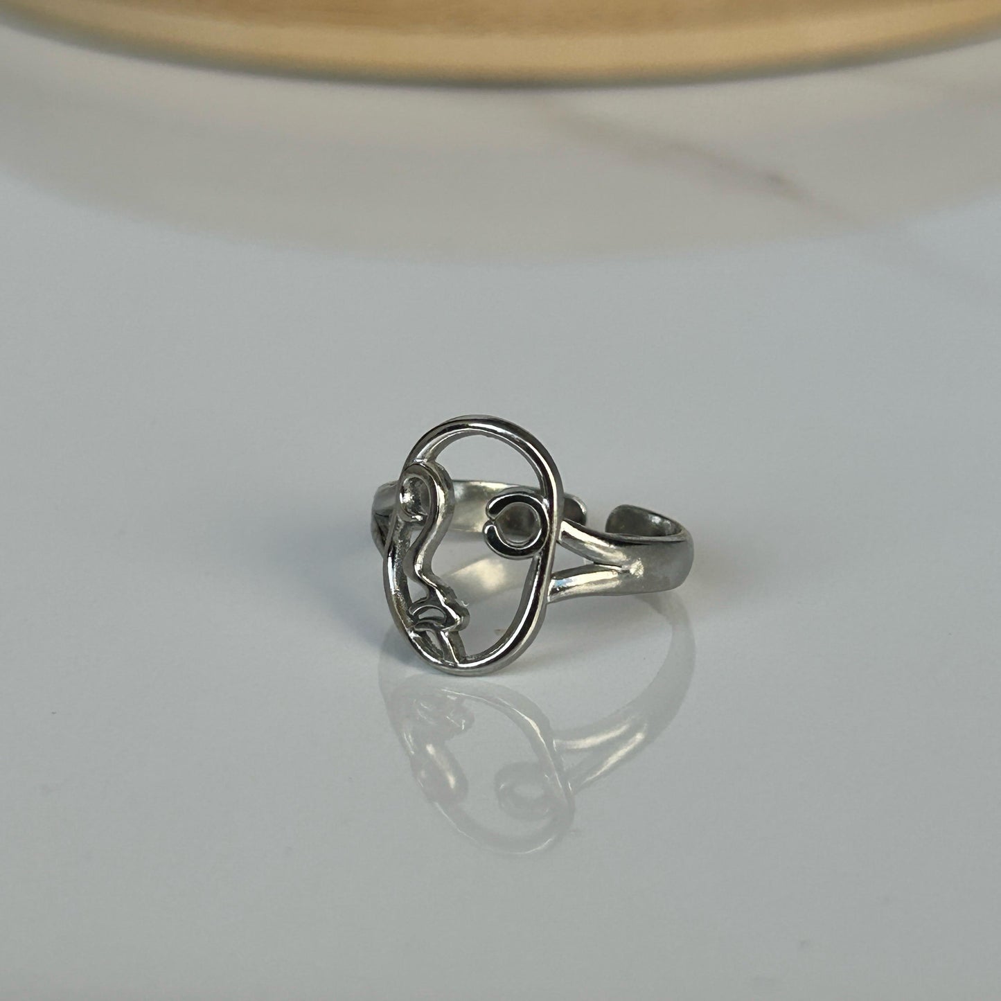 The lady Silver Ring