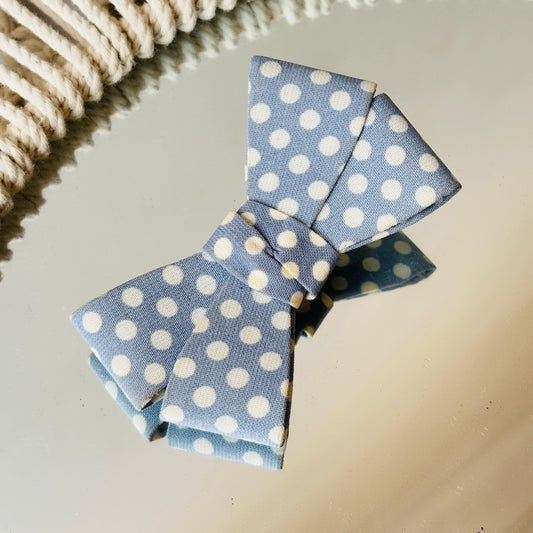 Polka Dot Little Bow Clip