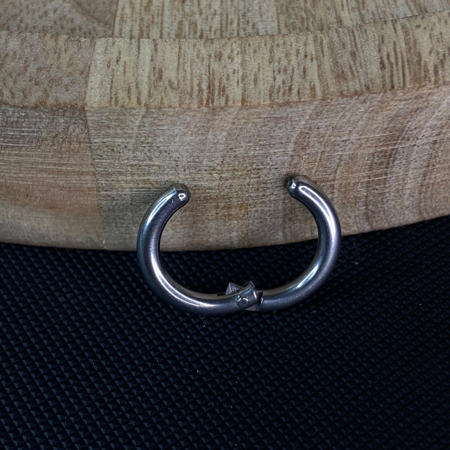 Plain Silver Men's Earring (Non-piercing)