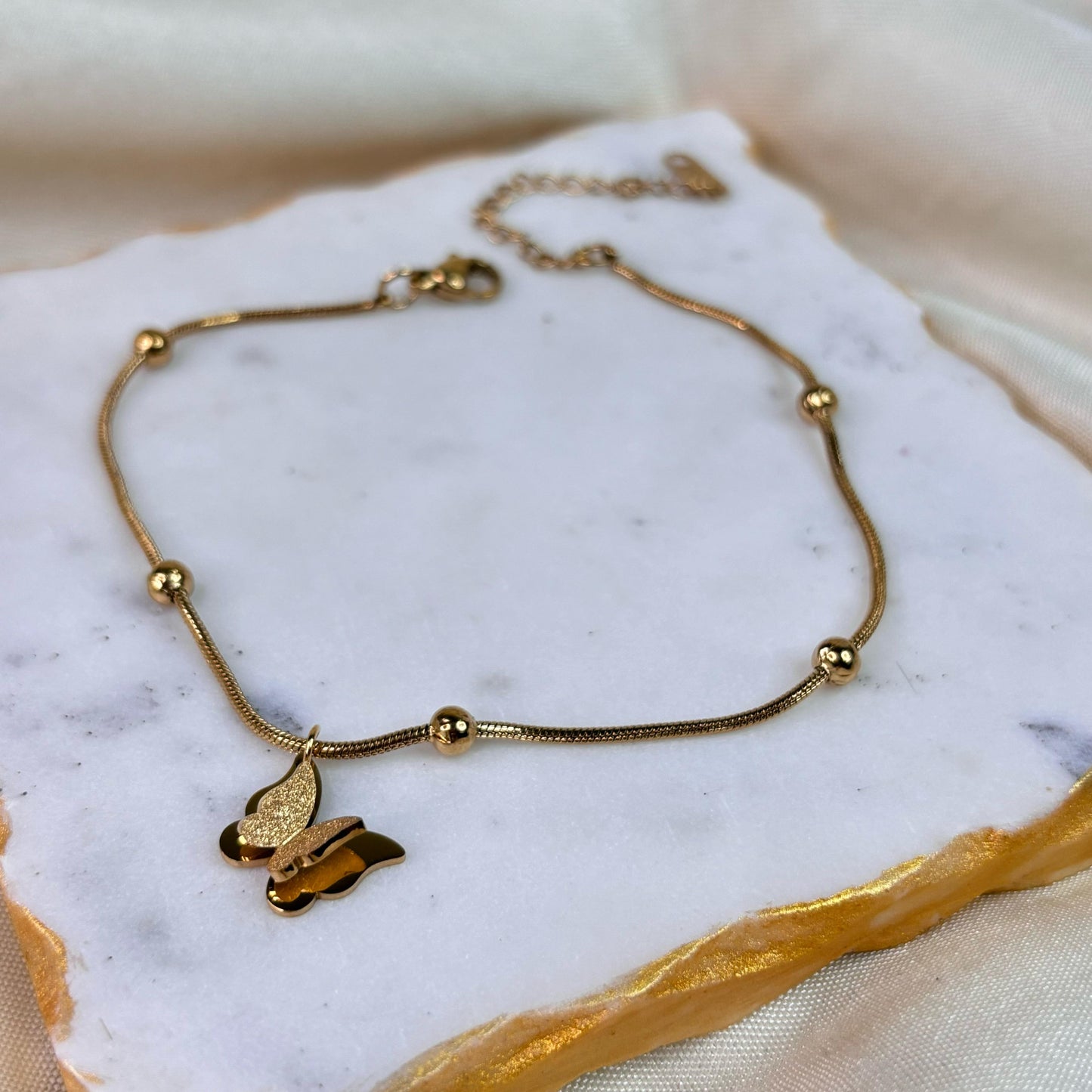 Butterfly Hanging Anklet
