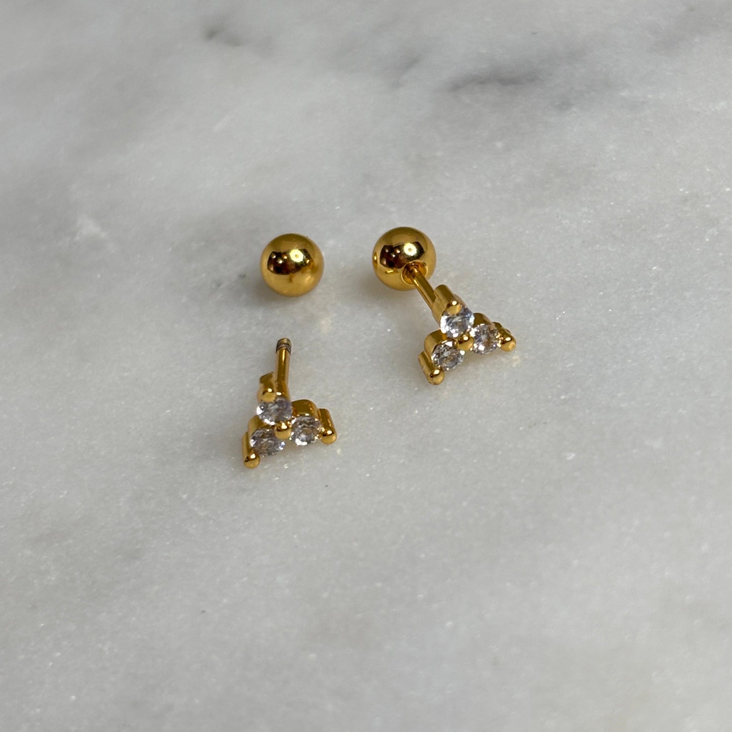 Tria Flatback Earrings