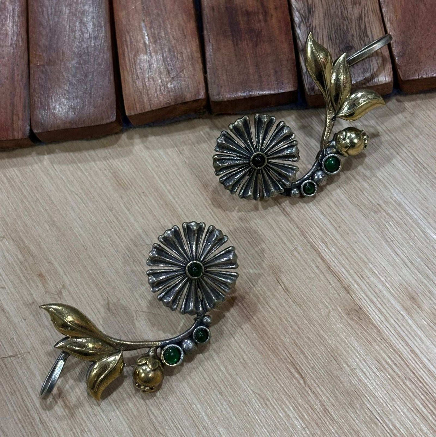 Guldasta Cuff Fusion Earrings