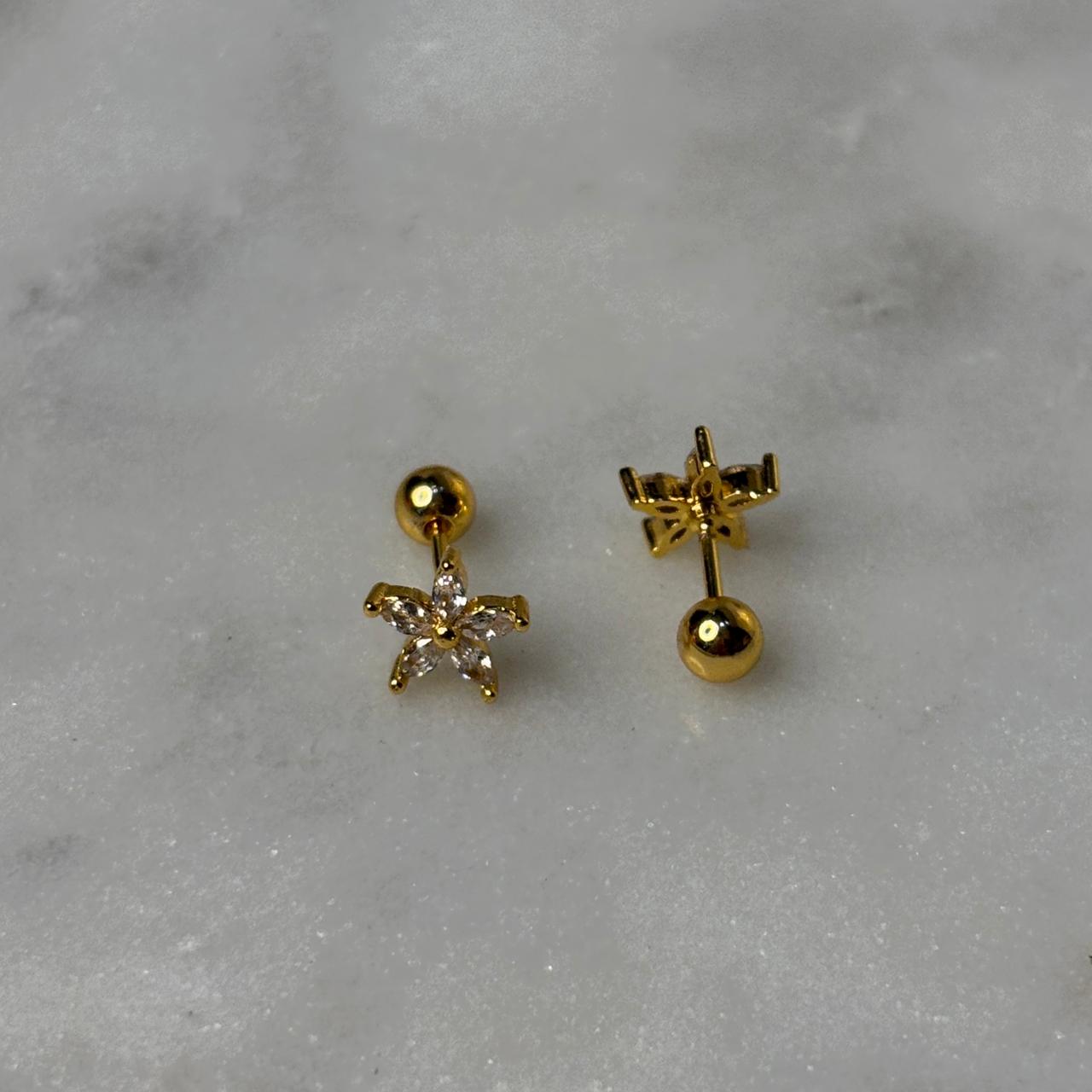 lily Flatback Earrings