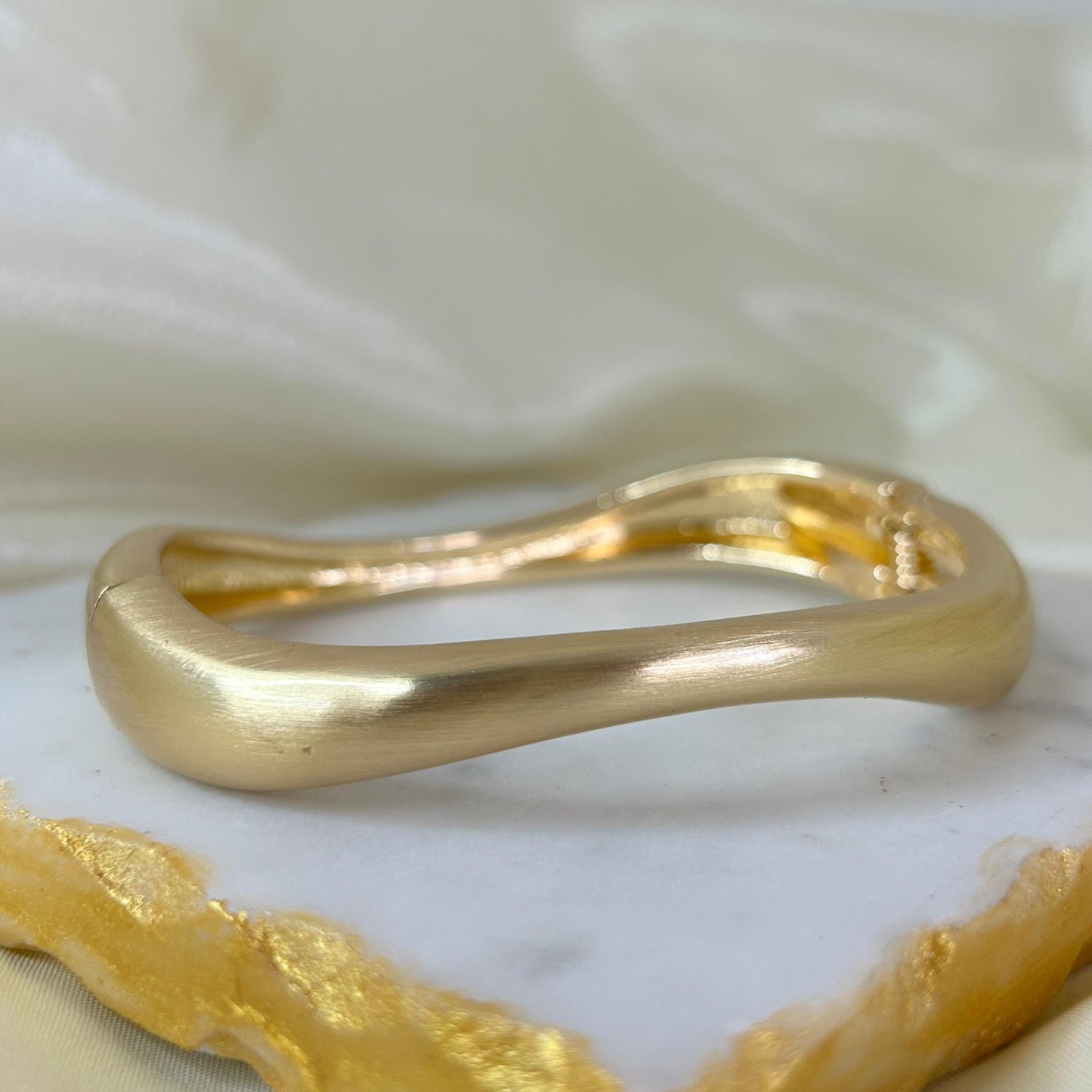 Sleek Bamboo Matte Bracelet