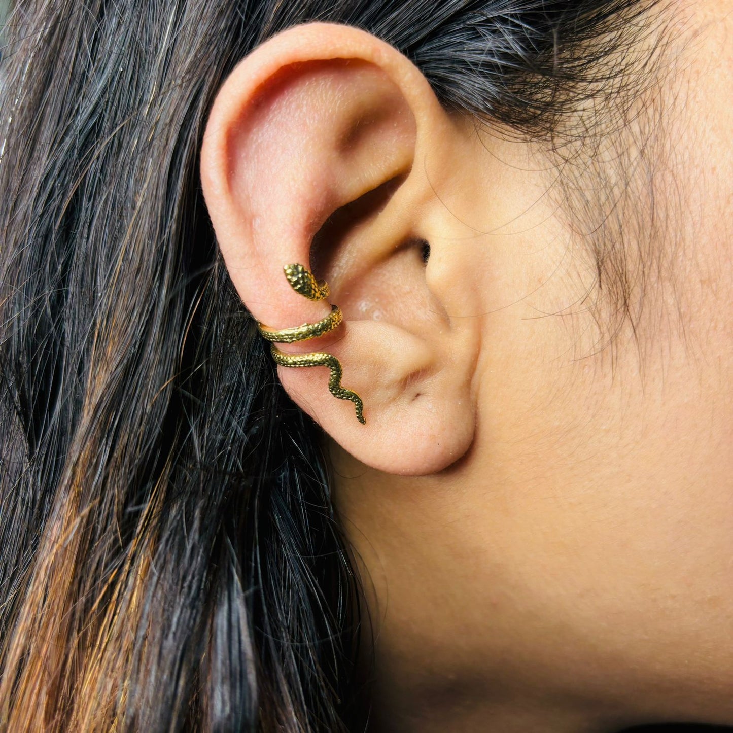 Serpent Earcuff (Gold)