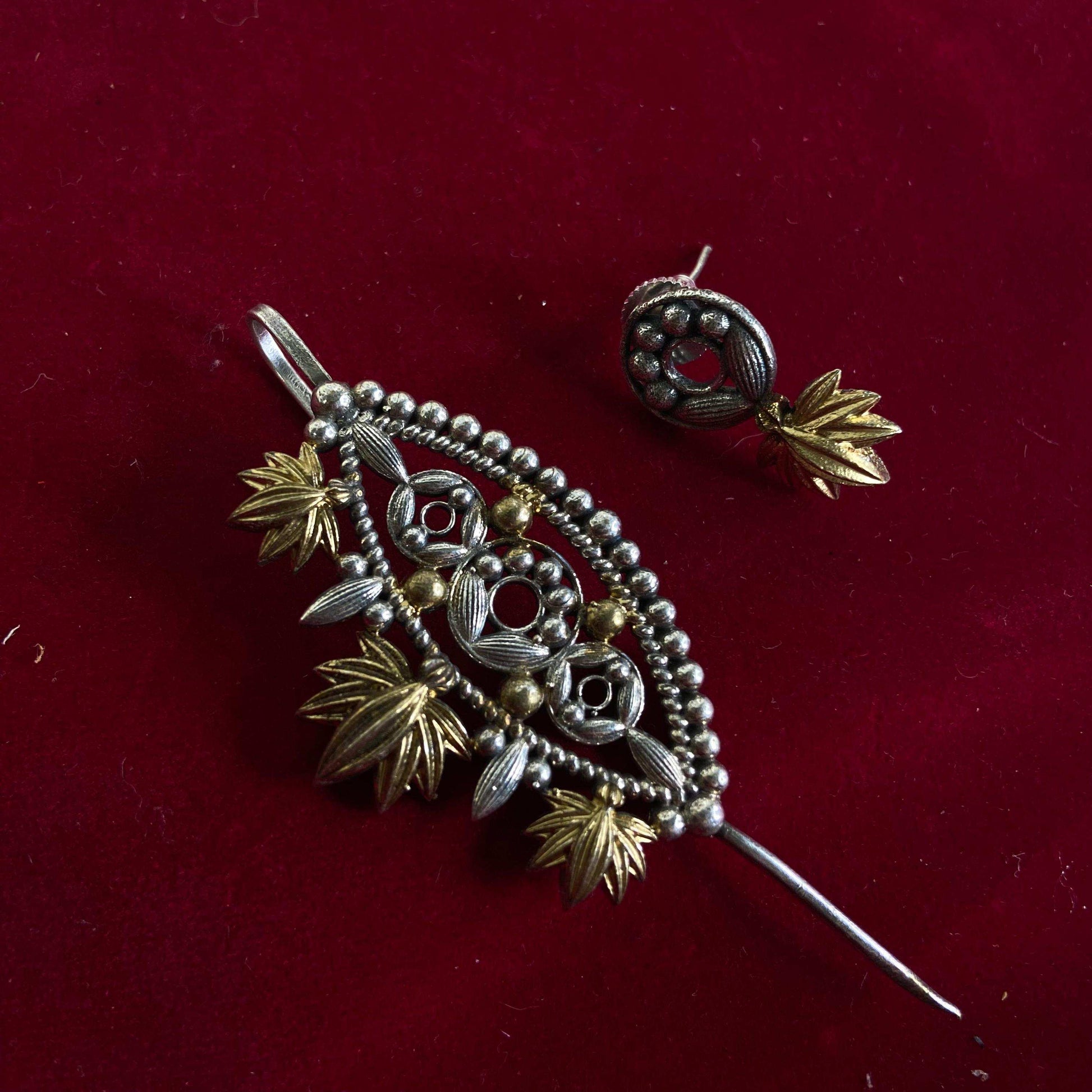 Mismatched Maharani Cuff Earrings