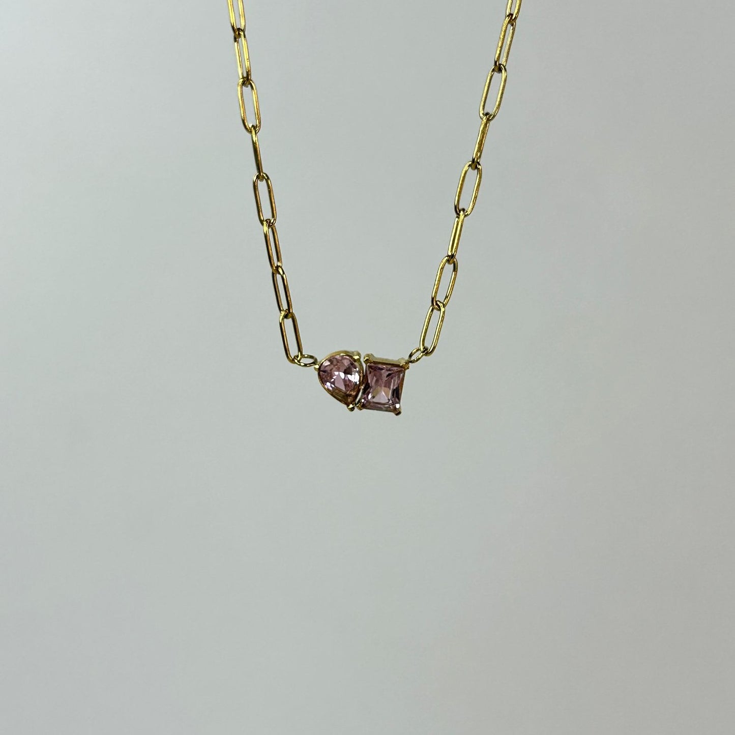 Pink Gemstone Necklace