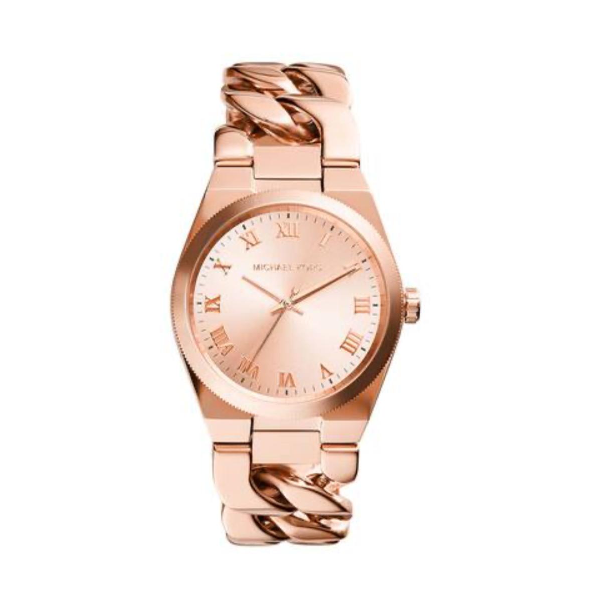 MK Link Rose Gold Watch