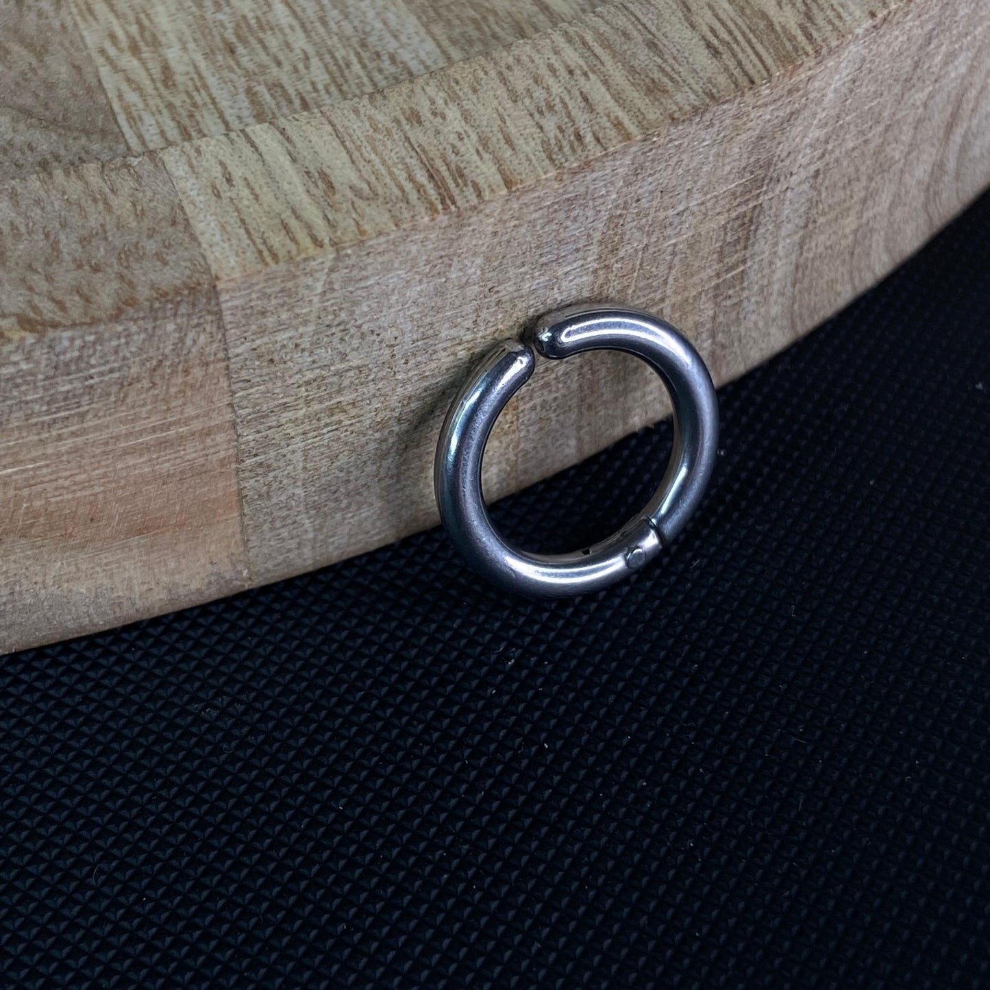 Plain Silver Men's Earring (Non-piercing)
