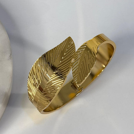 Gold Leaf Bracelet