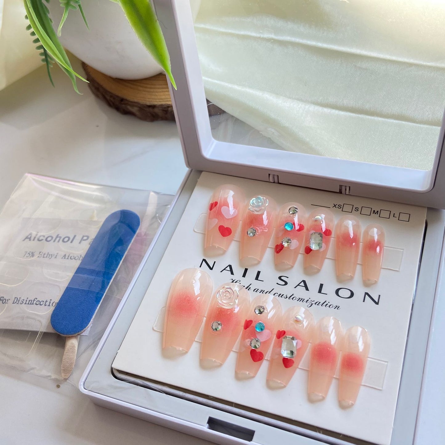 Salon Gel Stick On nails 17