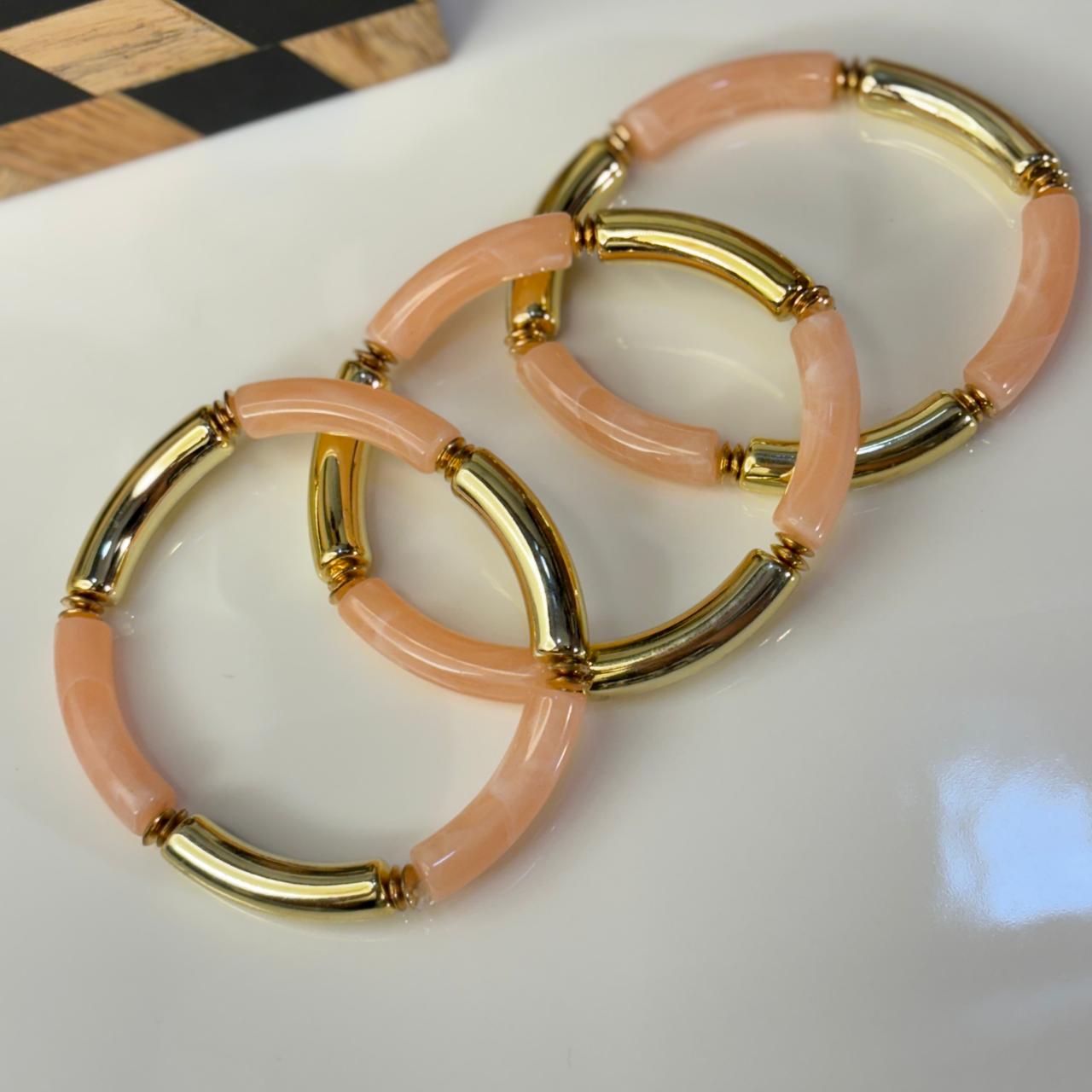 Lush Bamboo Stretchable Bracelets (Stack of 3)