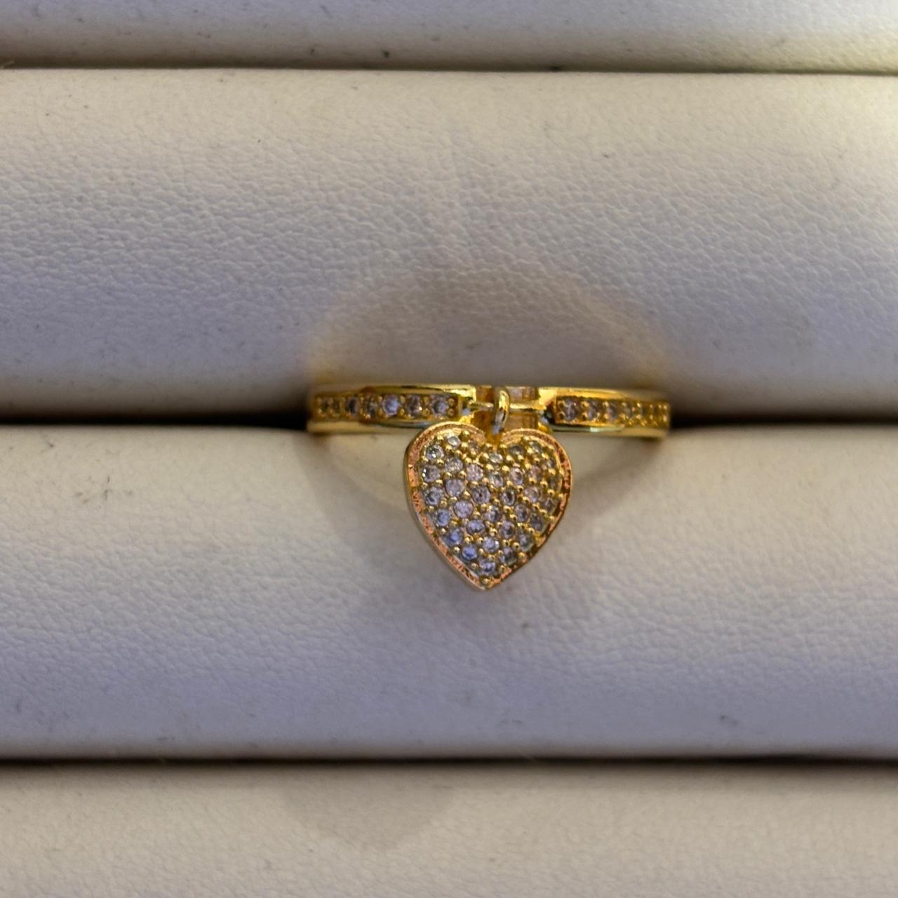 Heart Drop Ring