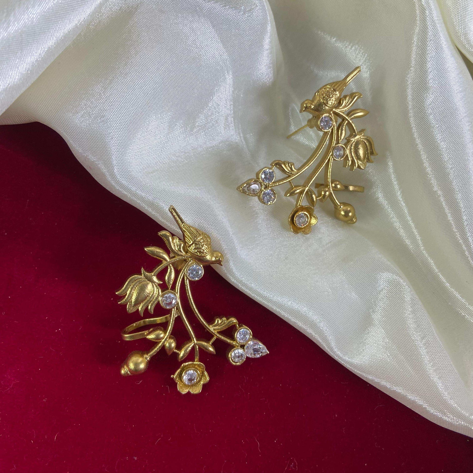 Kamal Chidiya Earring Cuffs