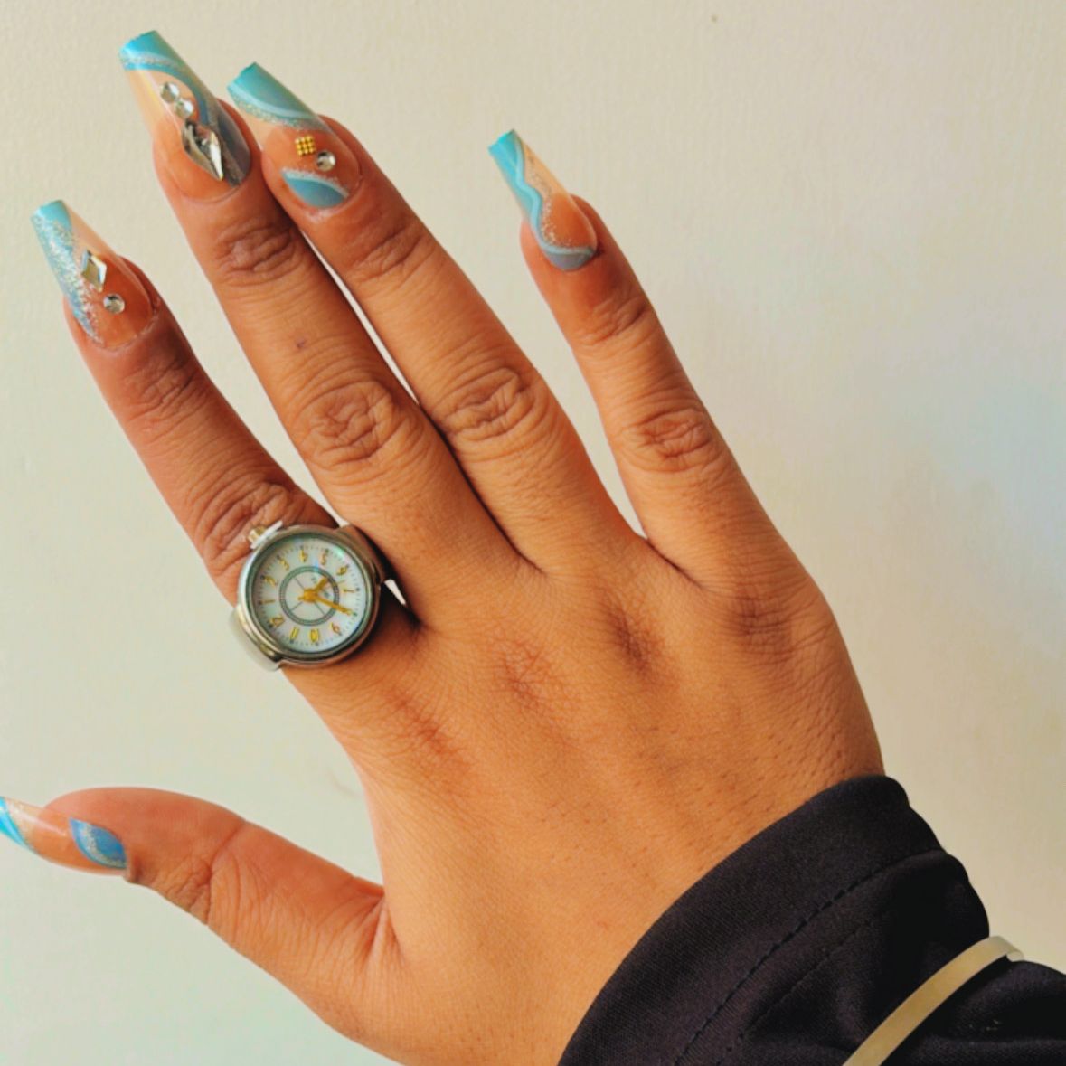 Emirati Ring Watch (Silver)