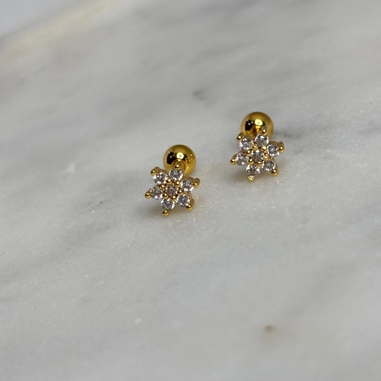 Flora Flatback Earrings