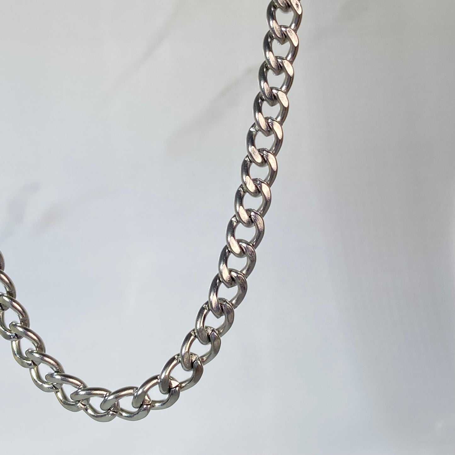 Cuban Silver SST Men's Chain (Thick)