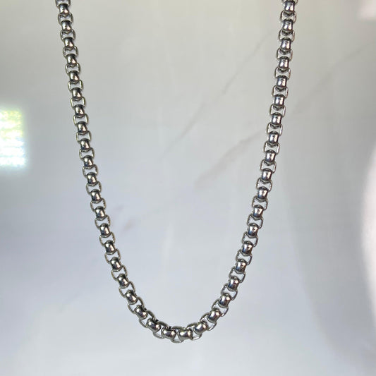 Box Silver SST Men's Chain (Thick)
