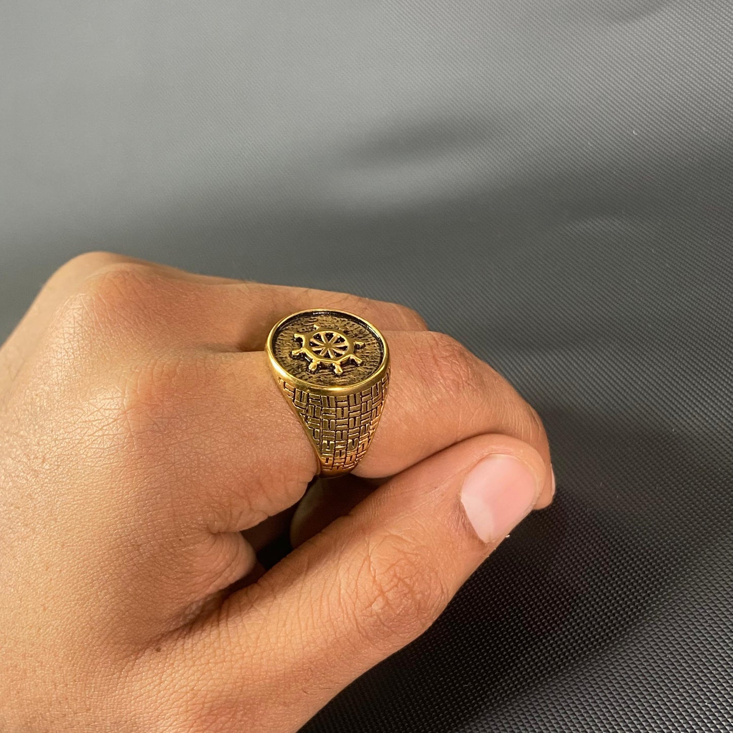 Anchor Gold Ring