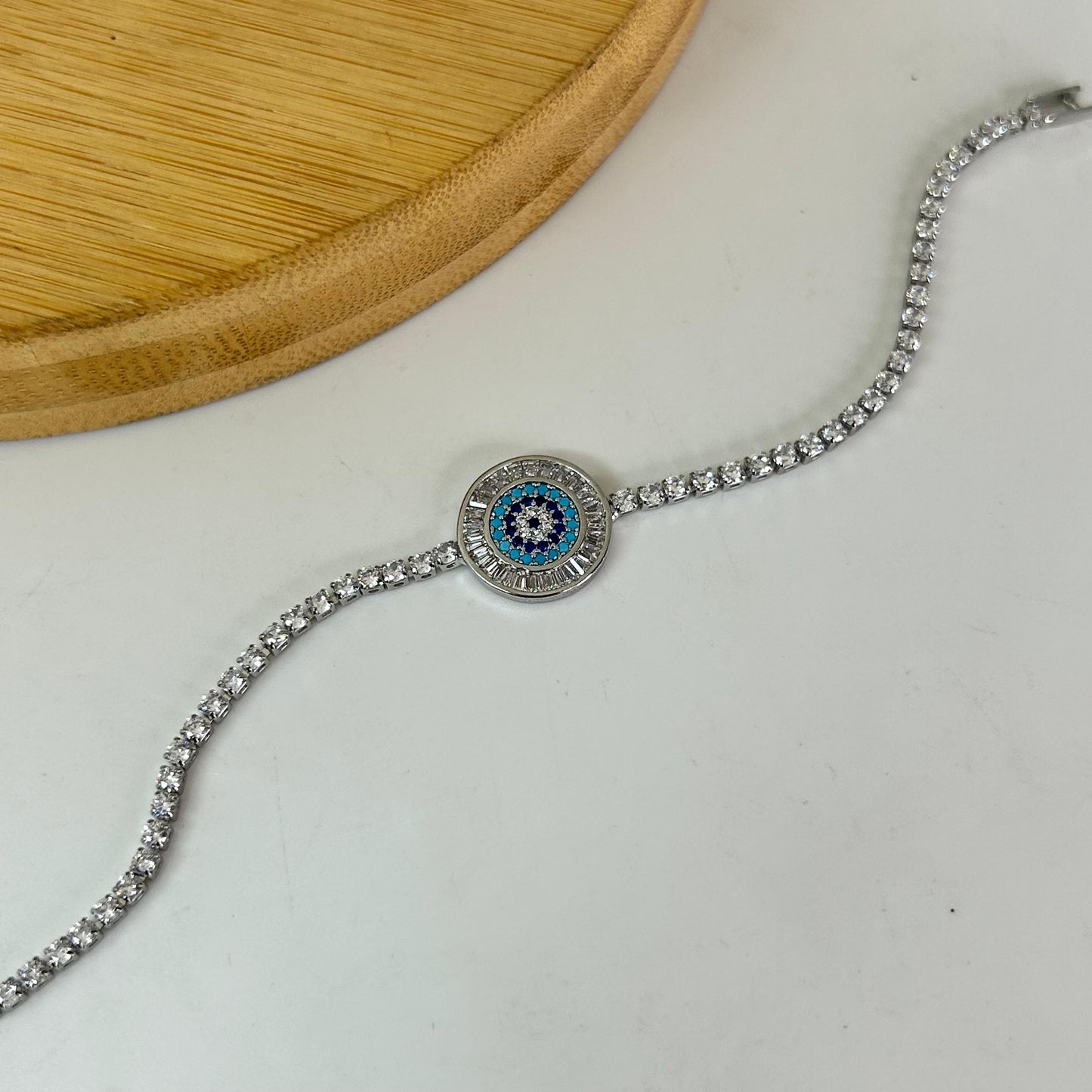 Evil Eye Luxe Tennis Bracelet