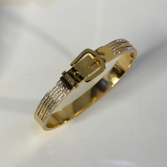 Studded Belt Bracelet