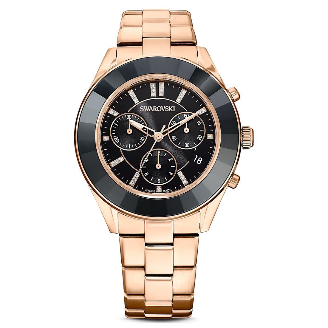 Swarovski Intricate Premium Watch (Rose Gold )