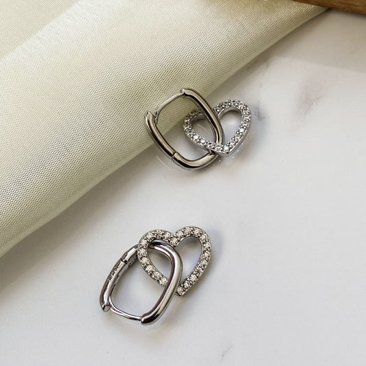 Detachable Heart Hoops