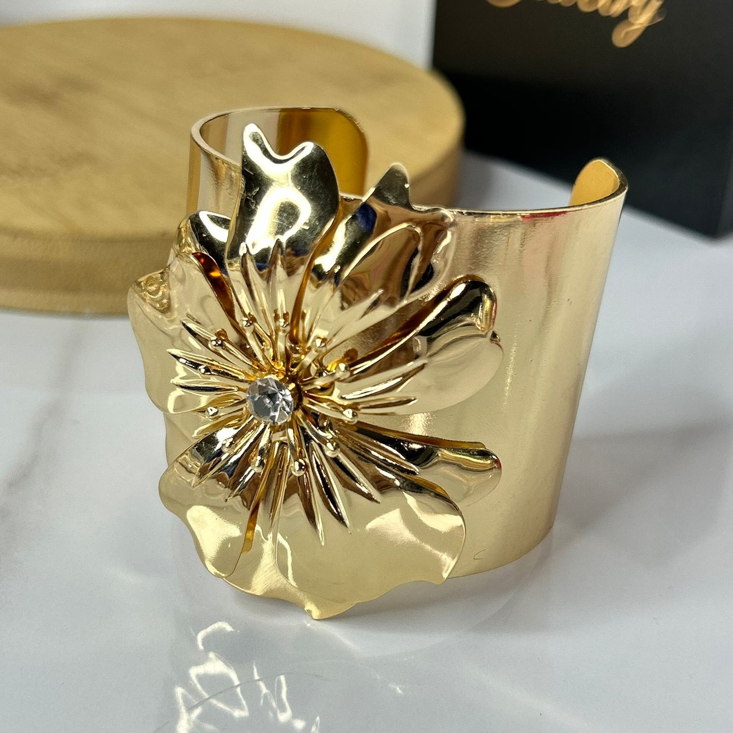 Golden Bloom Cuff