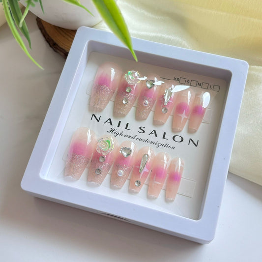 Salon Gel Stick On nails 21