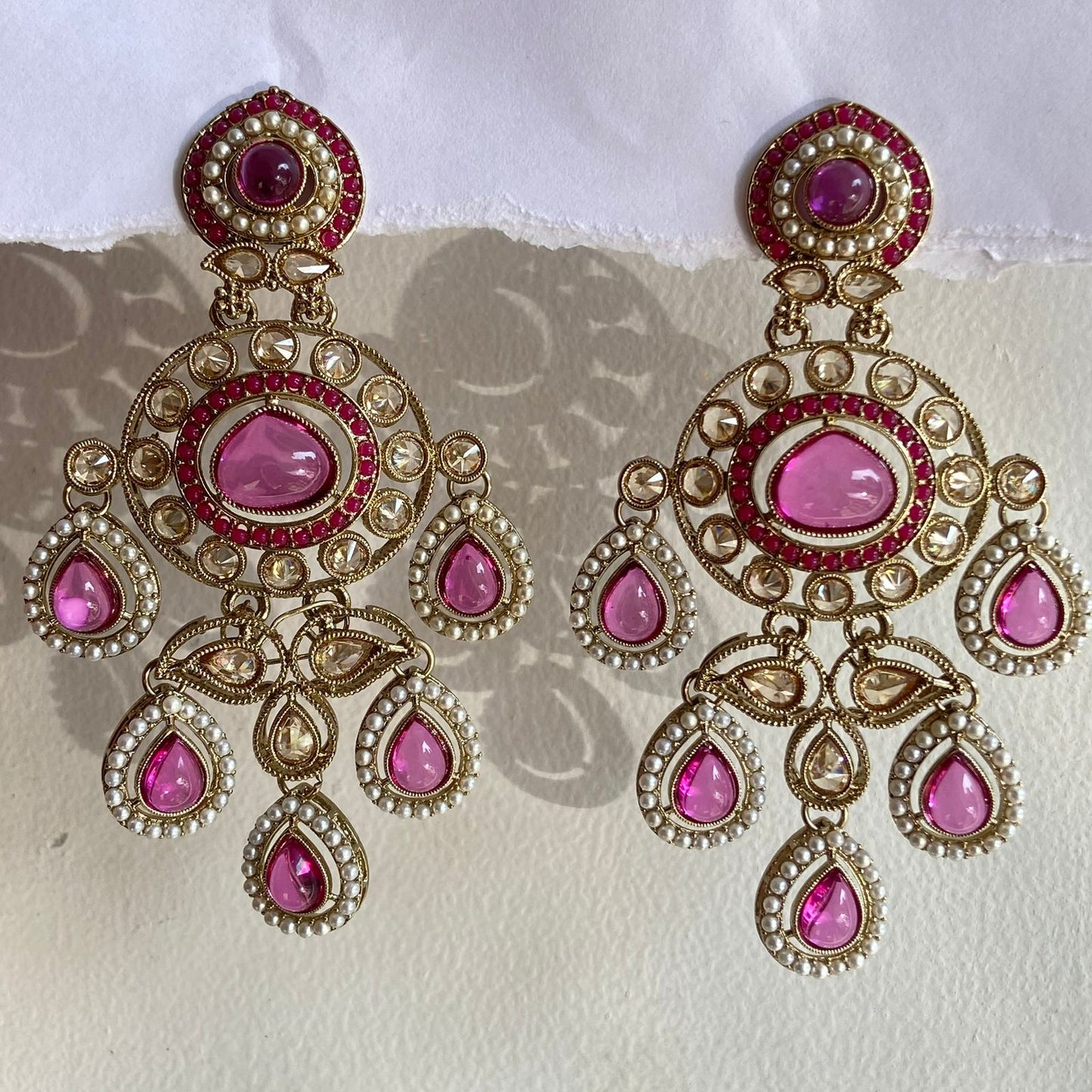 Ishqiya Pakistani Jhumke (Pink)