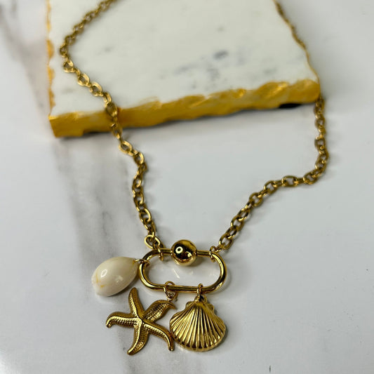 Miami Detachable Beach Charm Necklace