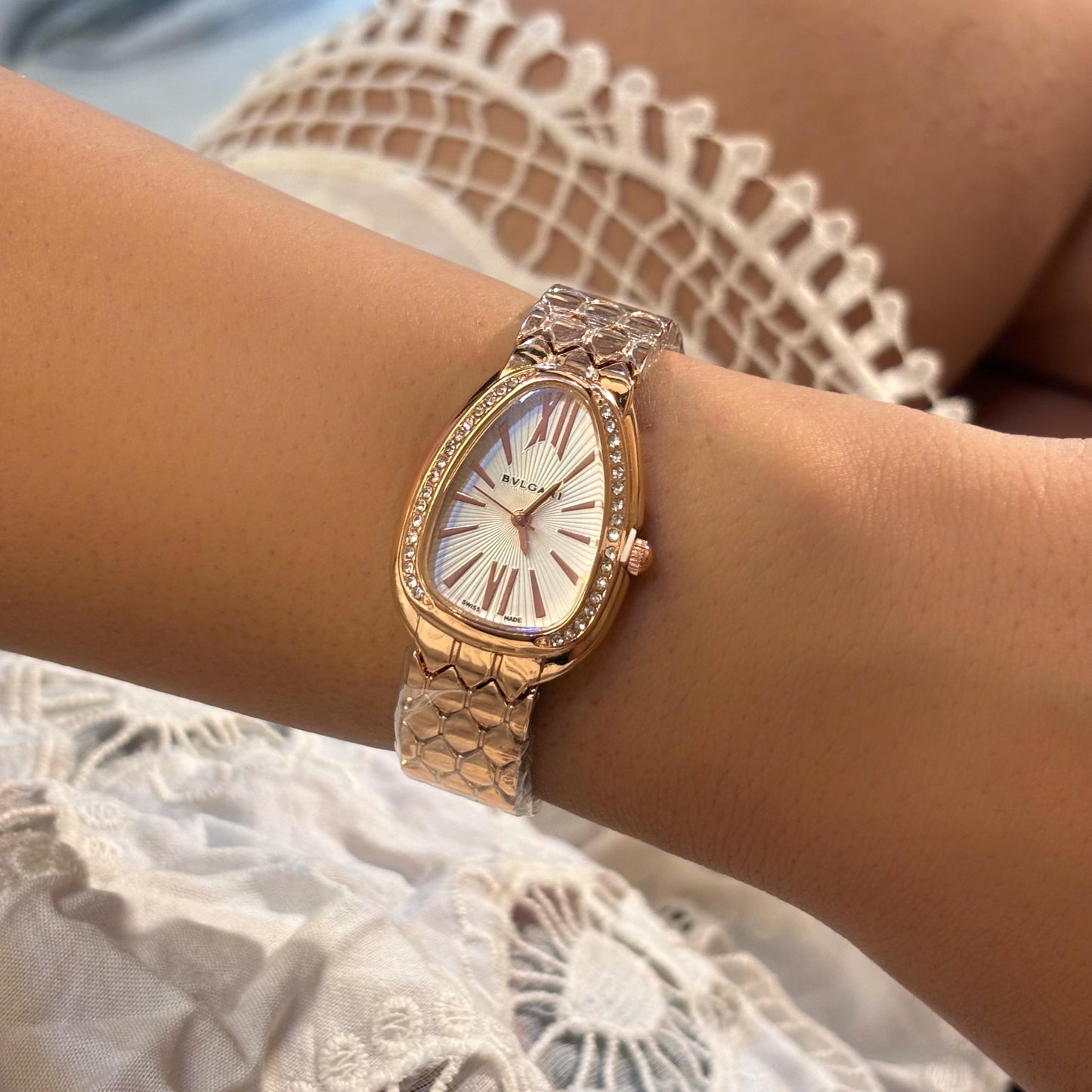Bvlgari Serpant Studded Watch