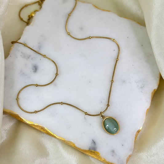Mint Opal Necklace