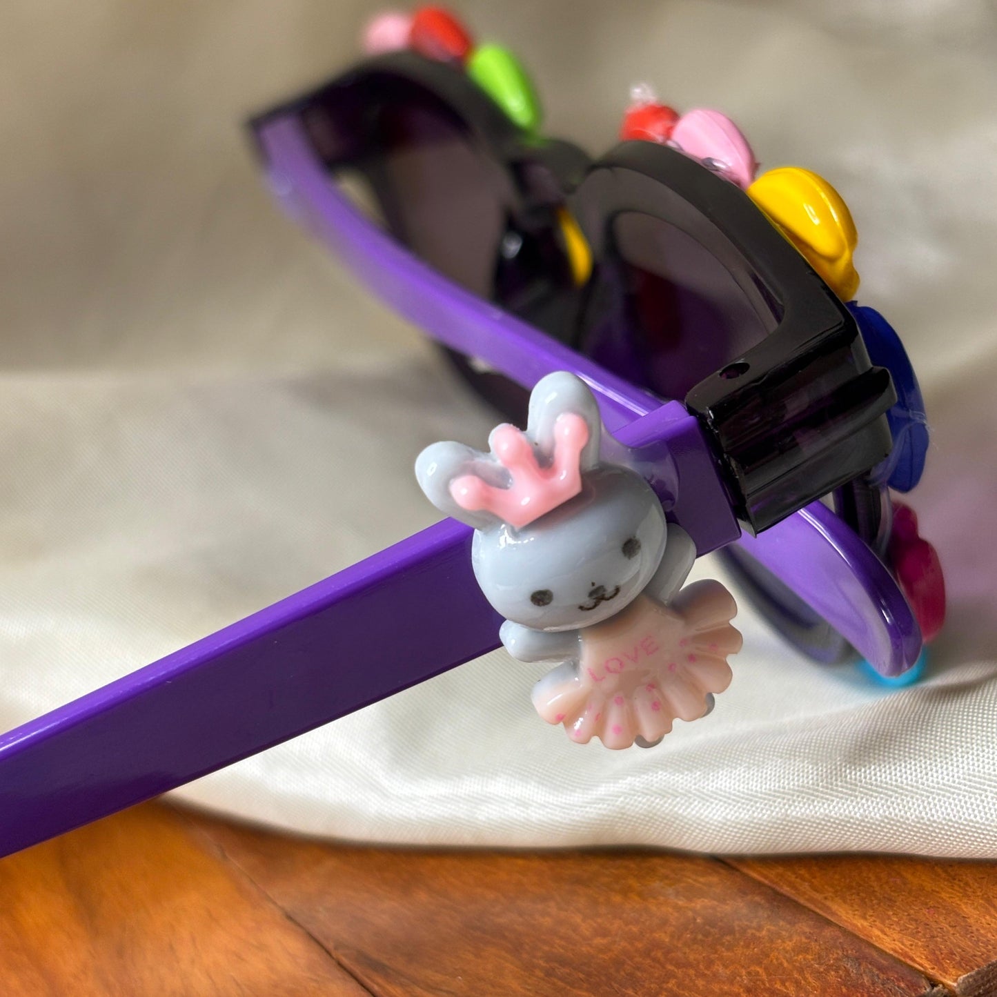Violet Cowry Quirky Sunglasses (Kids size)