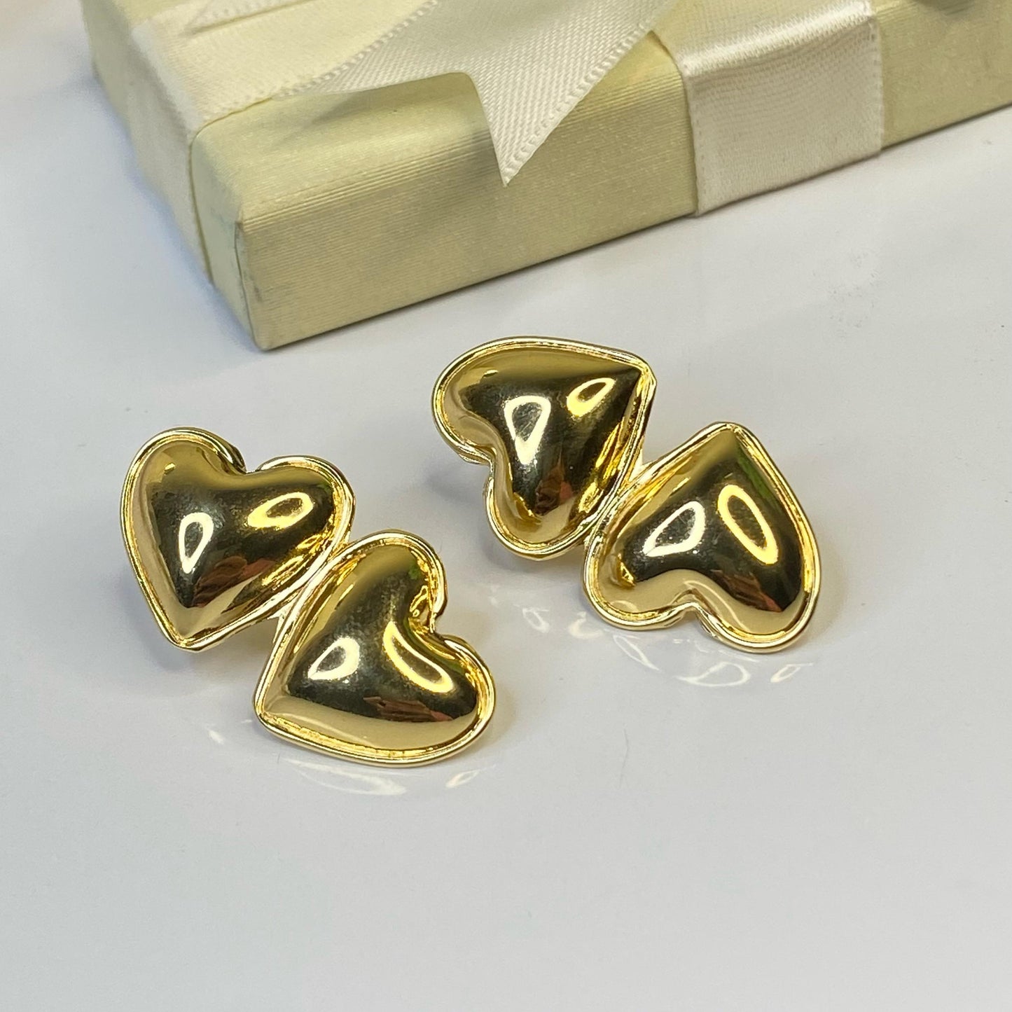 Twin Hearts Earrings