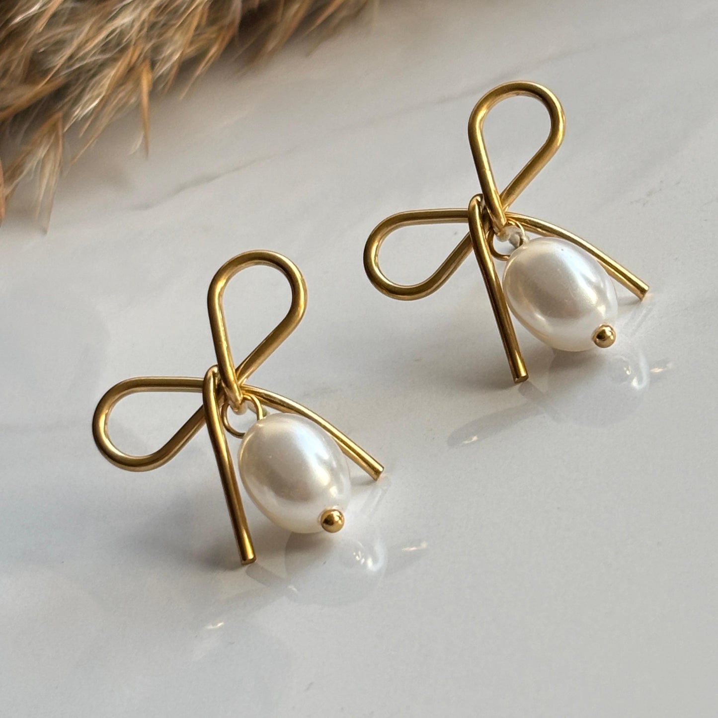 Bow Beach Earrings