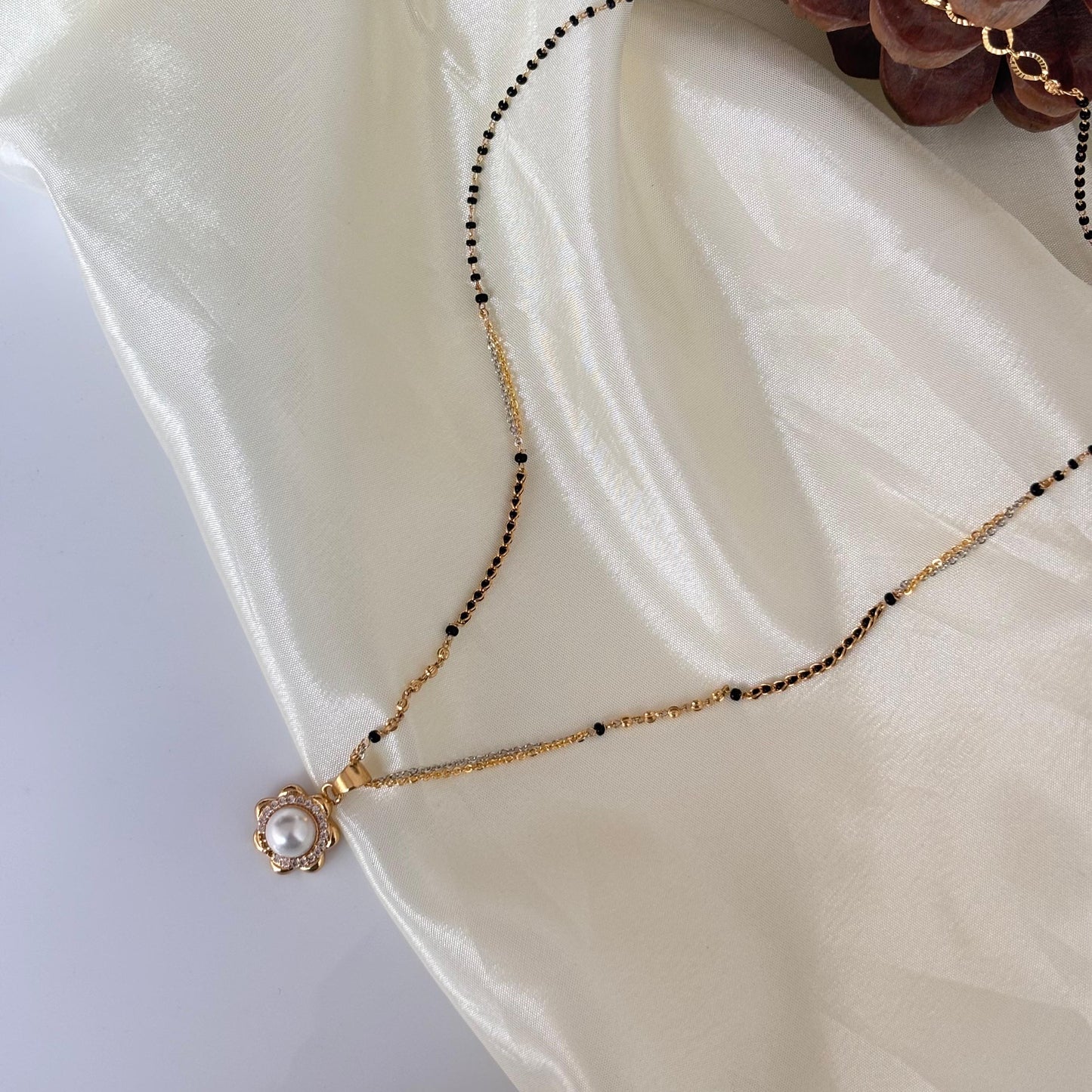 Pearl Floral Mangalsutra