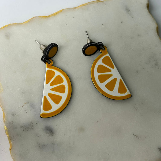 Orange Earrings