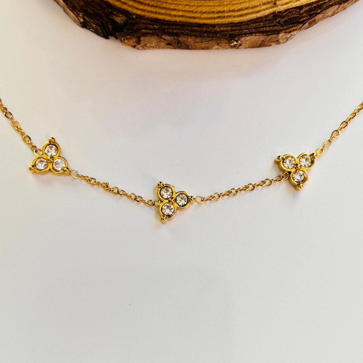 White Tria Bracelet
