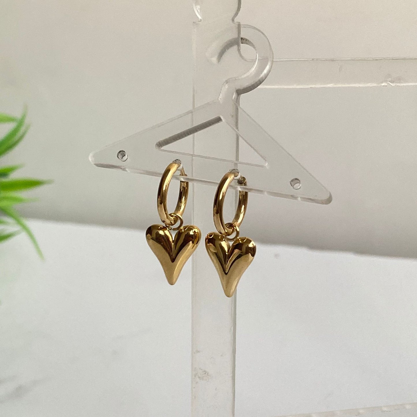 Viral Heart Detachable Earrings