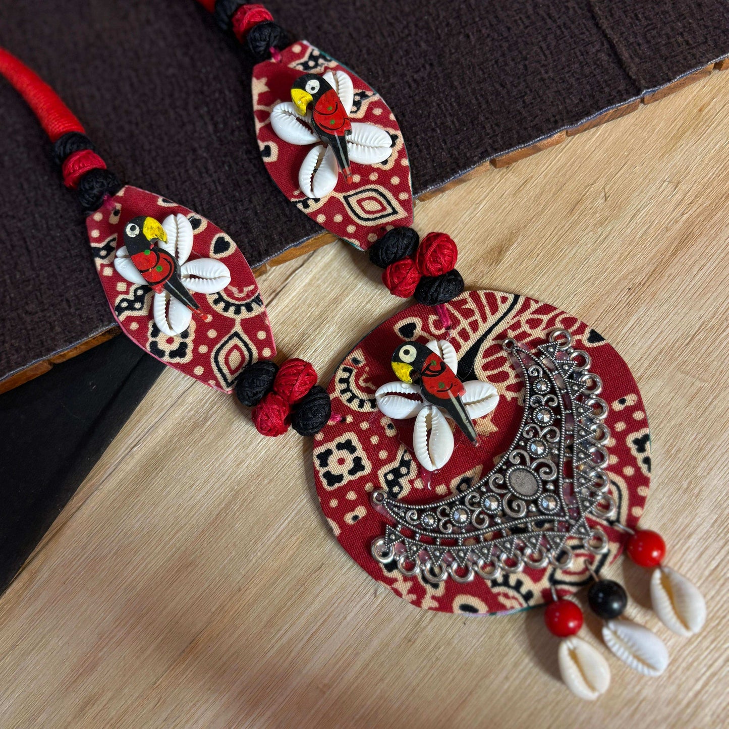 Ajrak Trendy Cowry Necklace
