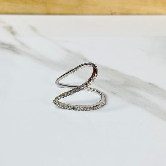V Vanki Ring silver