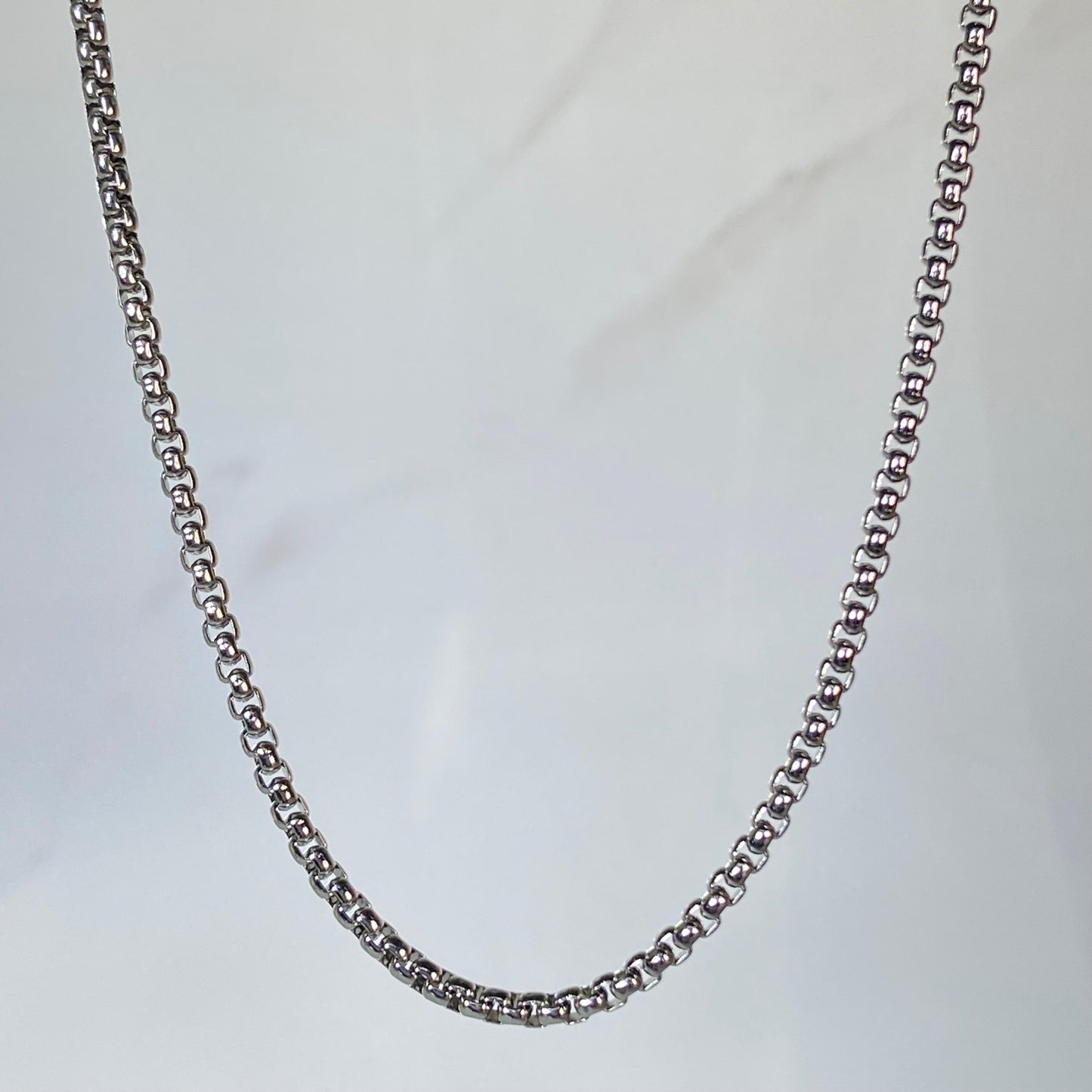 Sleek Box Silver SST Chain •
