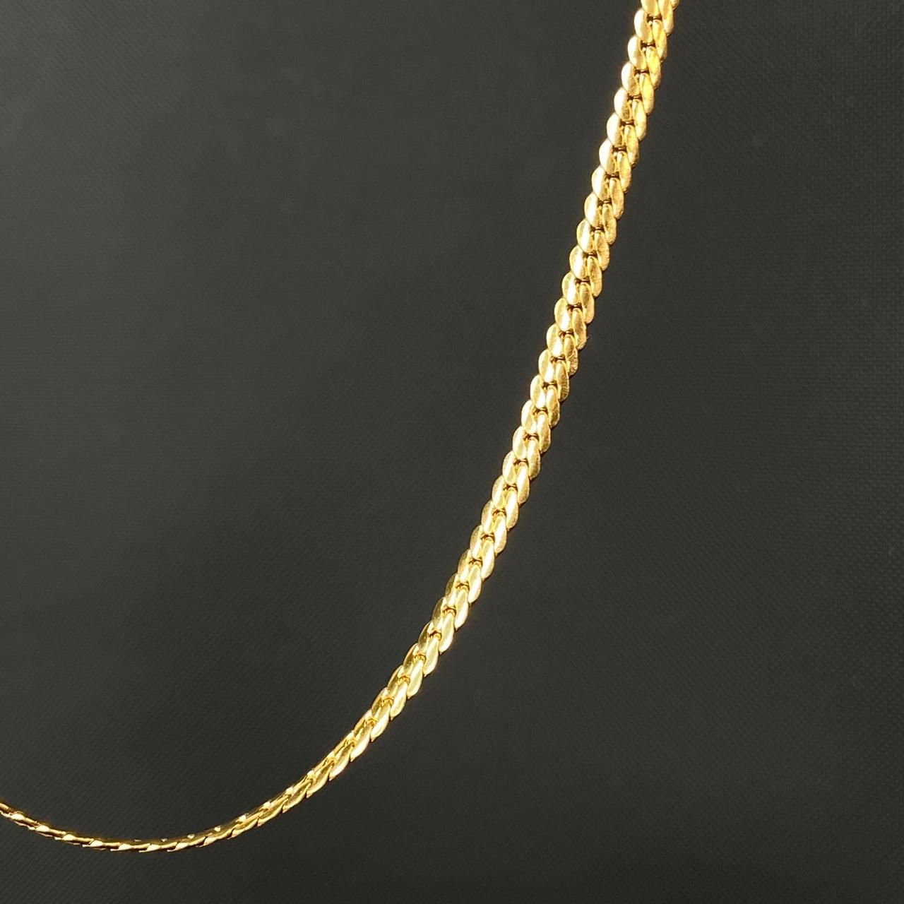 Sigma 18K Gold-Plated Men's Chain 4mm