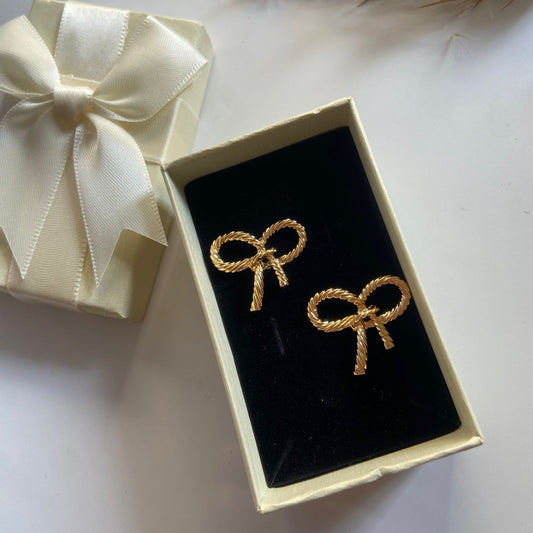 Bow Little Stud Earrings