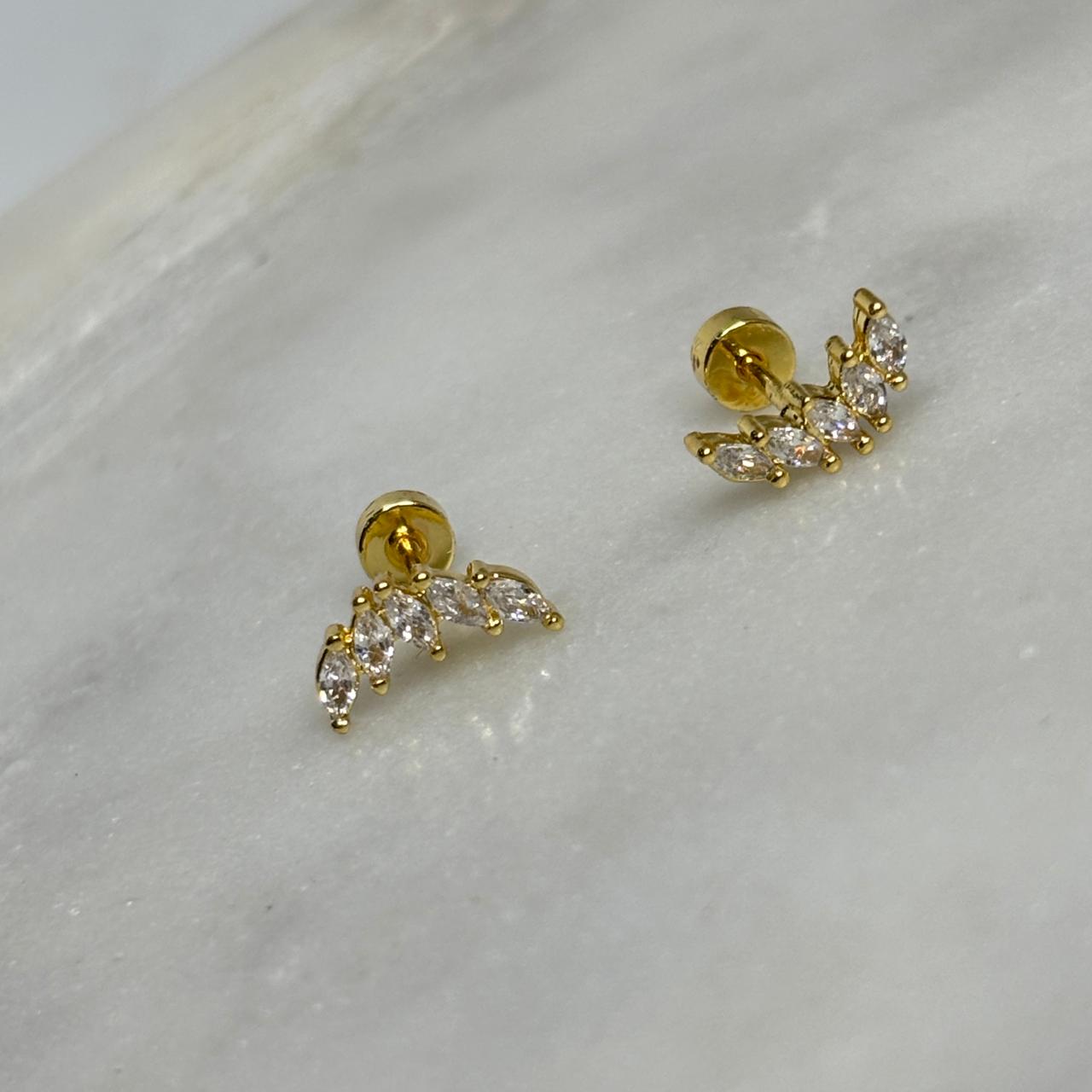 Dazzle Flatback Earrings