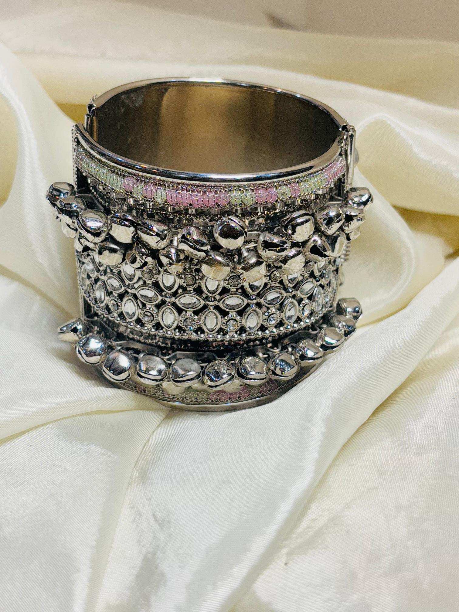 Ghungroo Openable Oxidise Bracelets