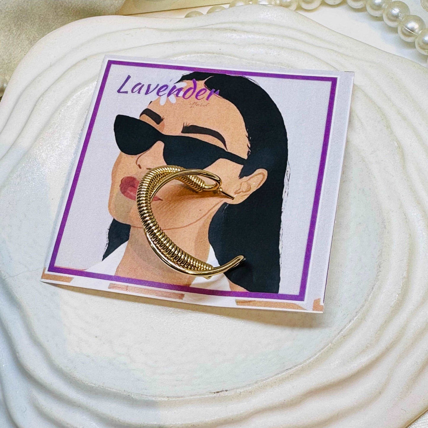 Shailey Twisted 18K Hoops